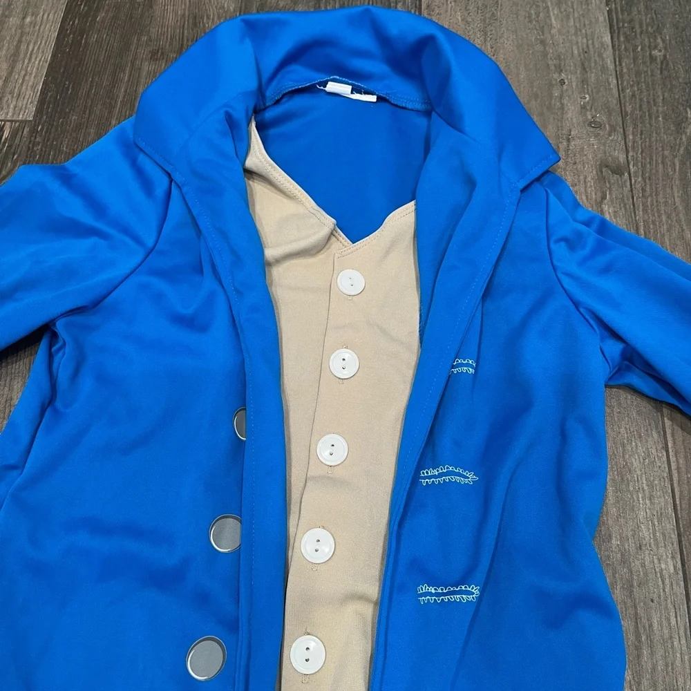 California Costumes Boys Blue and Tan Colonial Coat Set
